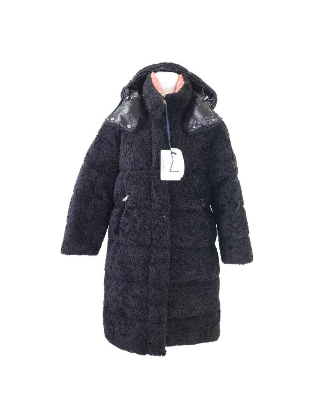 Moncler Hainardia Hooded Faux Fur Down Hoodie